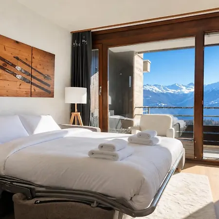 Apartamento Ace Location With Pool & Sauna Crans-Montana